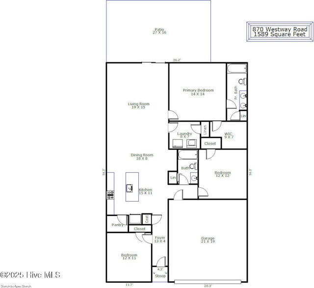 870 Westway Rd, Southport, NC 28461 - view of property floor plan
