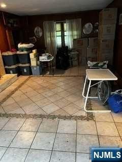 view of tiled dining area