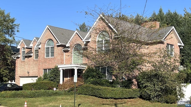 front facade featuring a garage