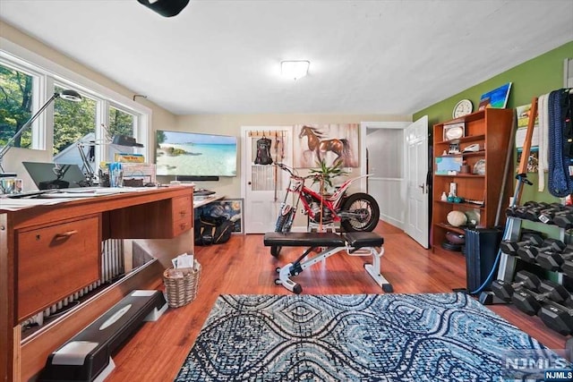 interior space featuring light hardwood / wood-style flooring