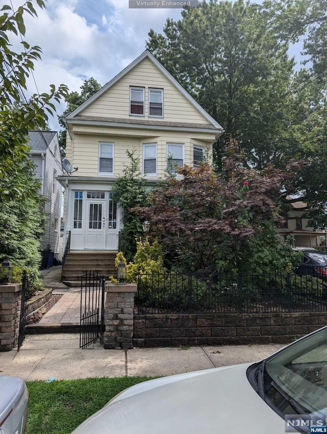 view of front of home