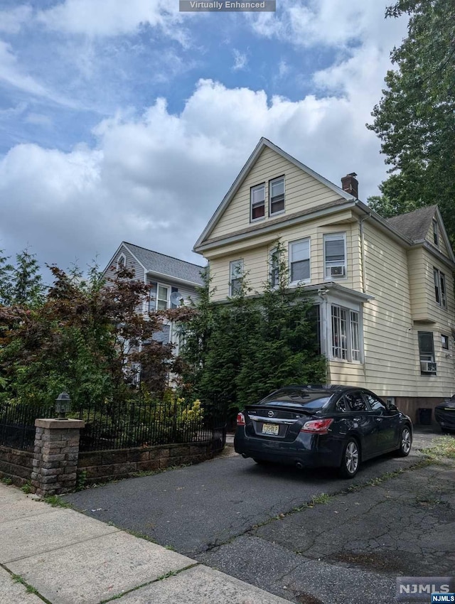 view of front of home