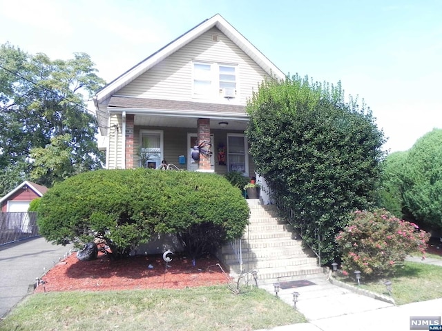 view of front of home