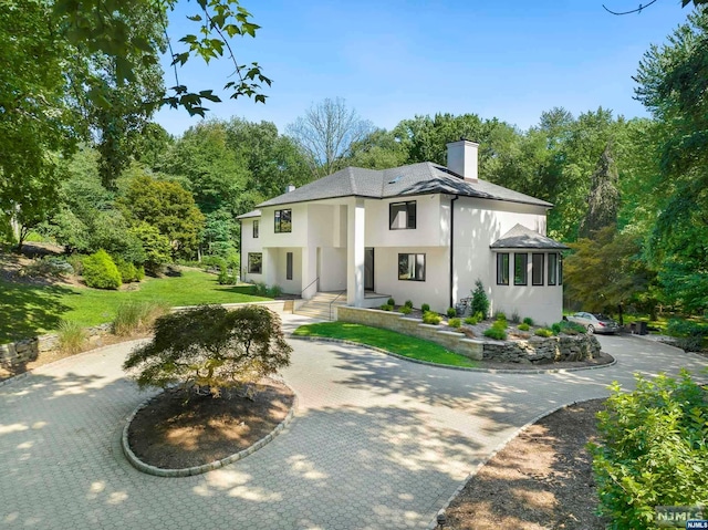 view of rear view of property