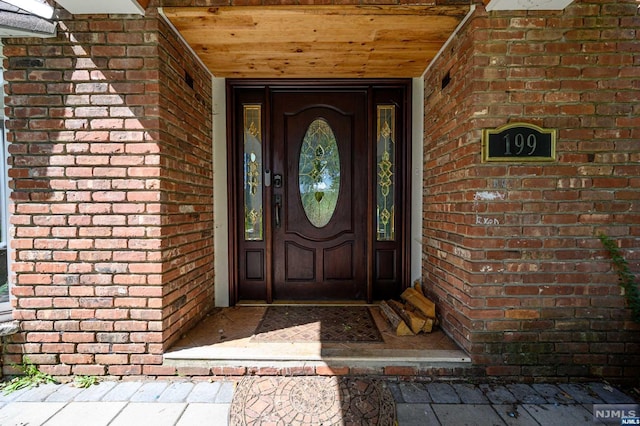 view of property entrance