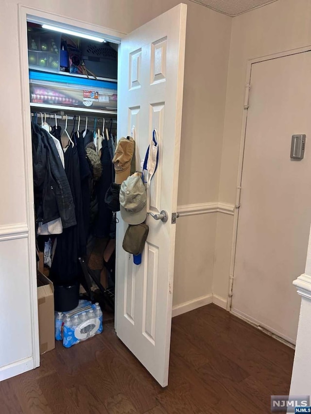 view of closet