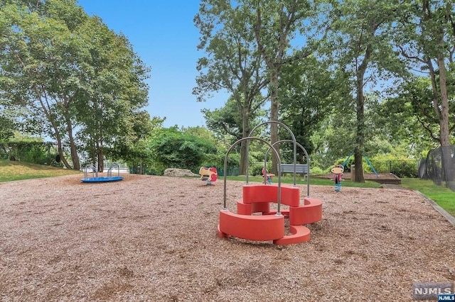 view of jungle gym