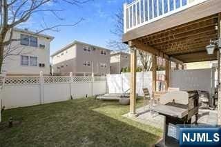 view of yard featuring a deck