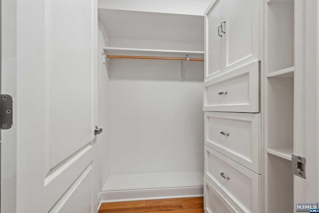 view of closet