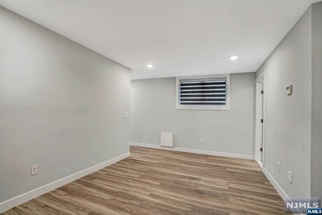 interior space featuring hardwood / wood-style floors