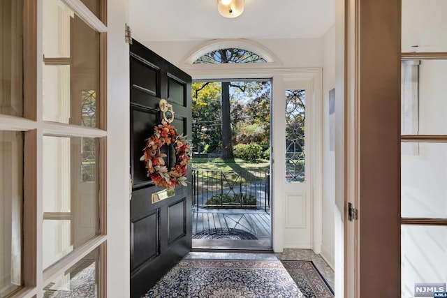 view of entrance foyer