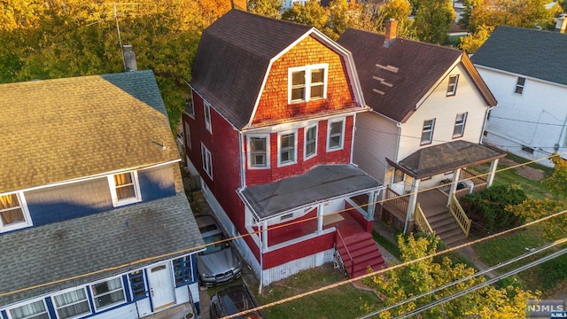 view of back of property