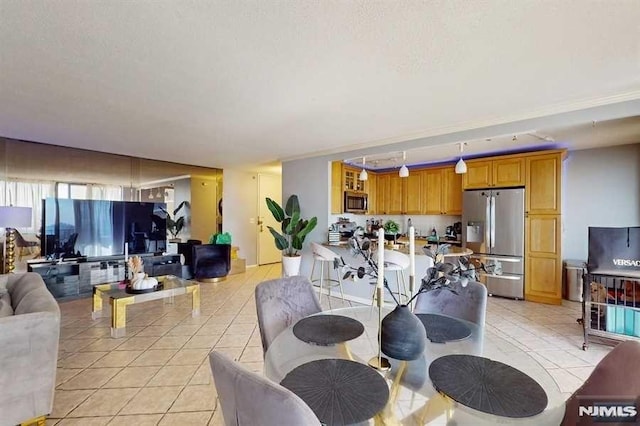 200 Winston Dr Unit 418, Cliffside Park, NJ 07010 - dining space featuring light tile patterned flooring