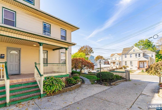 view of front of house with a porch