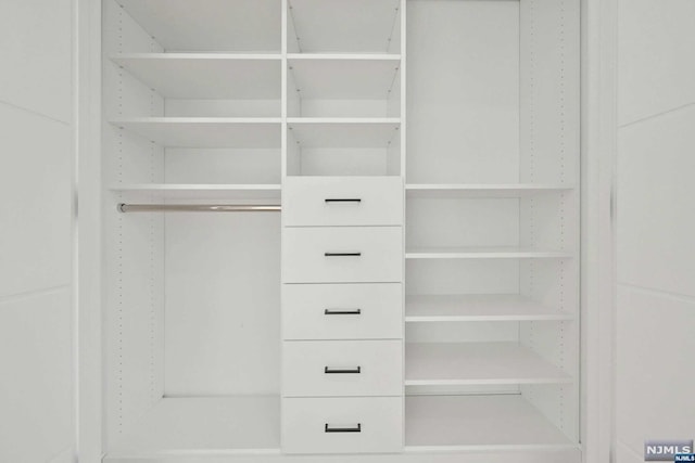 view of closet