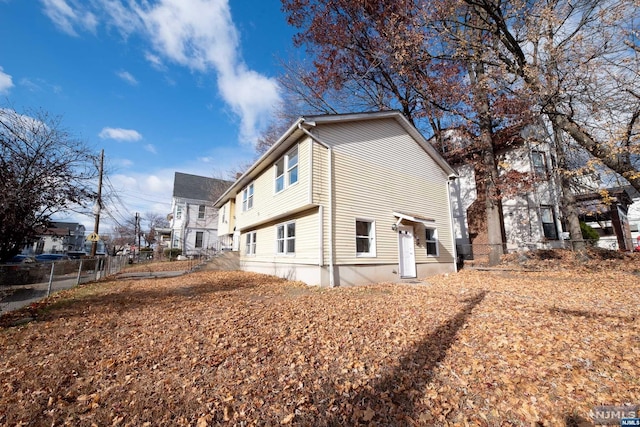 view of home's exterior