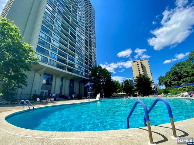 view of swimming pool