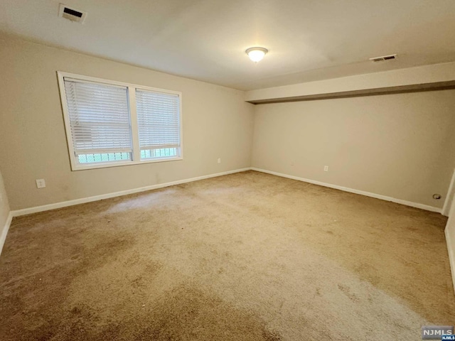 spare room with carpet floors