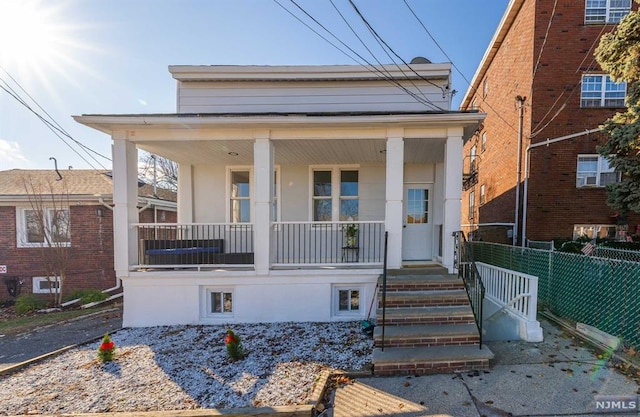 bungalow with a porch