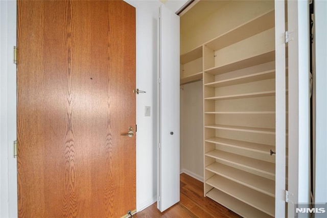 view of closet