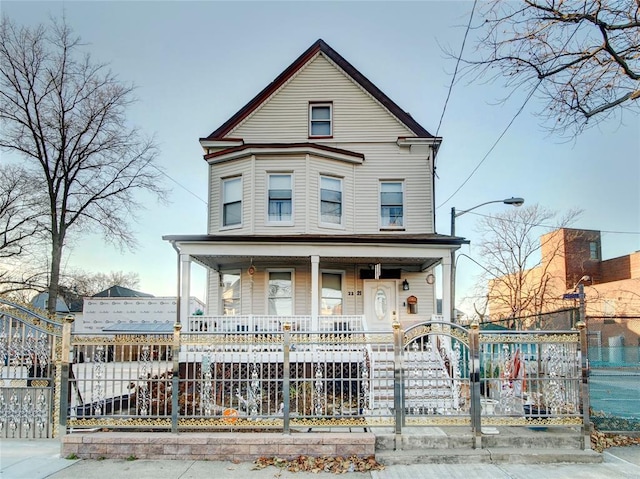 view of victorian house