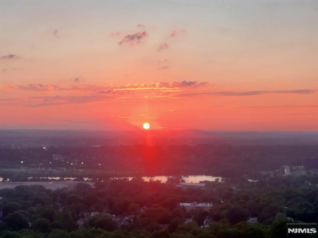 view of nature at dusk