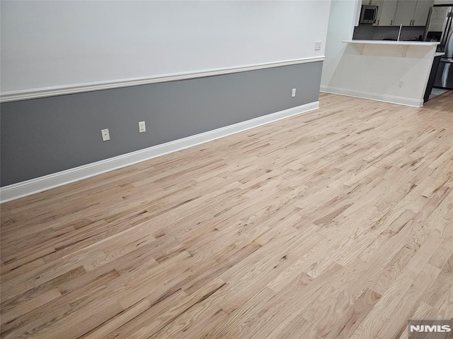 interior space featuring light hardwood / wood-style flooring