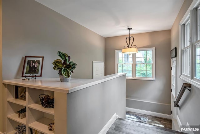 interior space featuring hardwood / wood-style floors