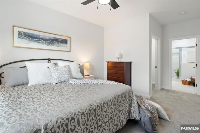 660 Bloomfield Ave Unit 402, Bloomfield, NJ 07003 - bedroom with a ceiling fan, carpet, and baseboards