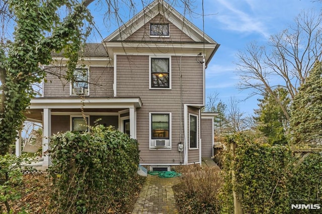 view of rear view of property