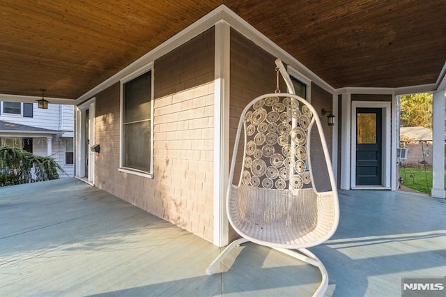 view of patio / terrace with covered porch