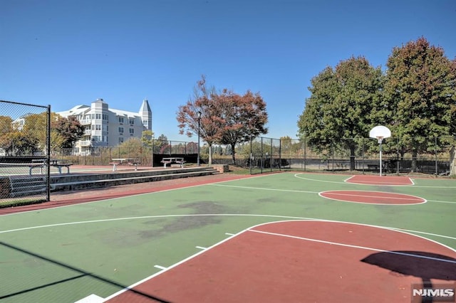 view of sport court