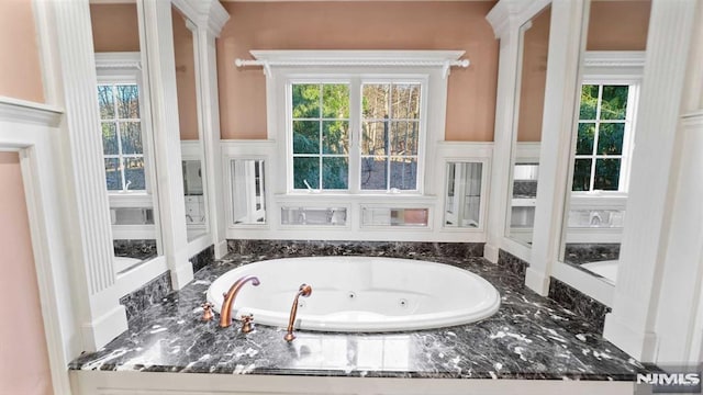 bathroom with a bathing tub