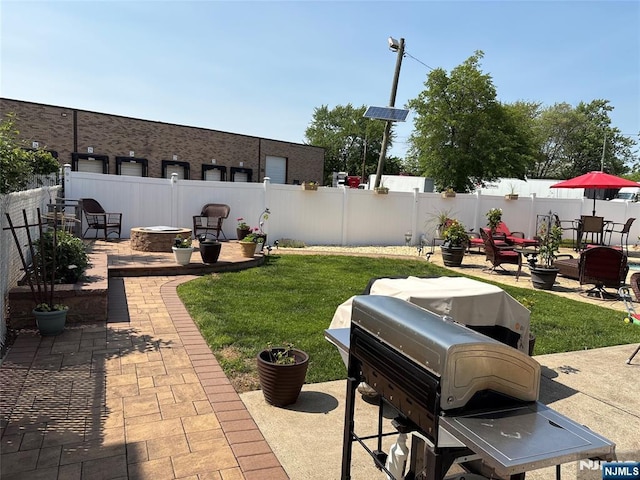 20 Albert St, Moonachie, NJ 07074 - view of yard with a patio