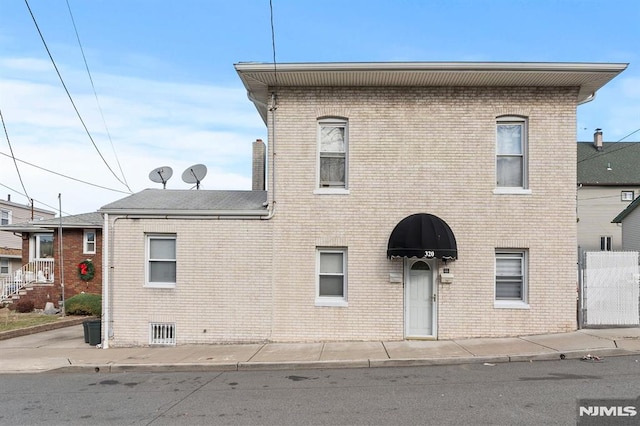 view of front of home