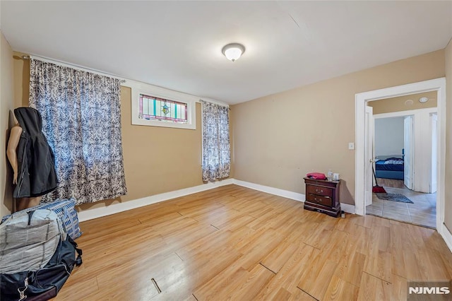 interior space featuring wood-type flooring