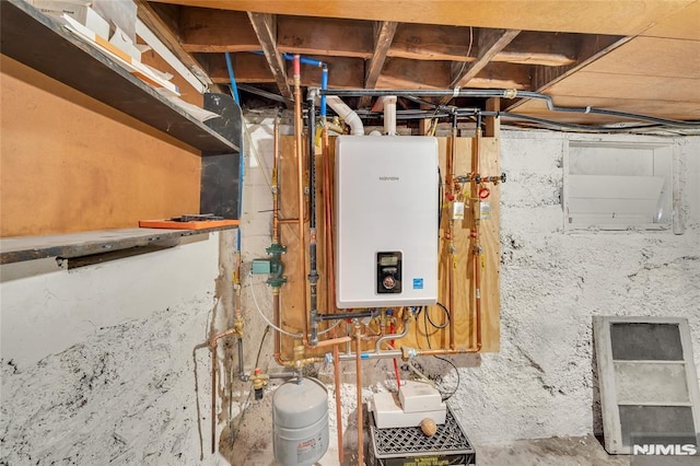 utilities featuring tankless water heater