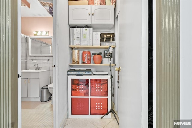 pantry featuring sink