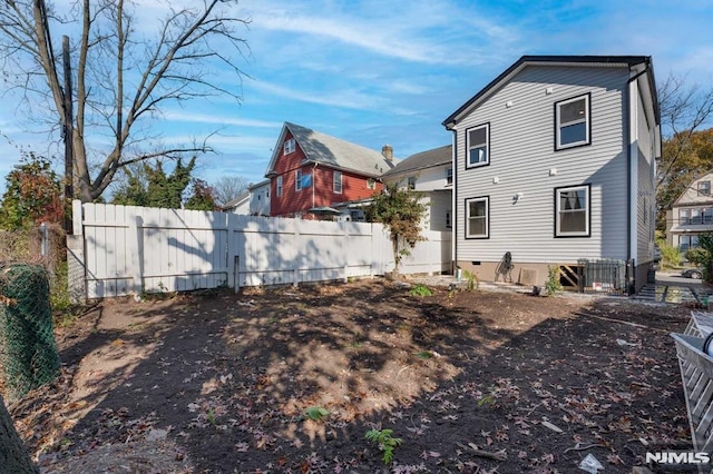 view of back of property