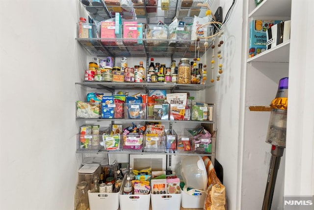 view of pantry