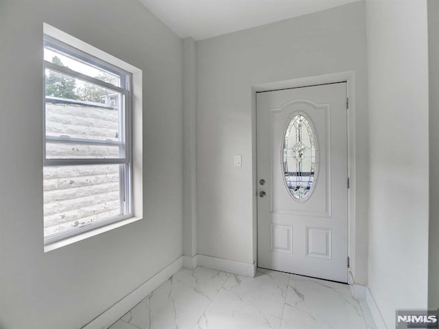 entryway with a healthy amount of sunlight