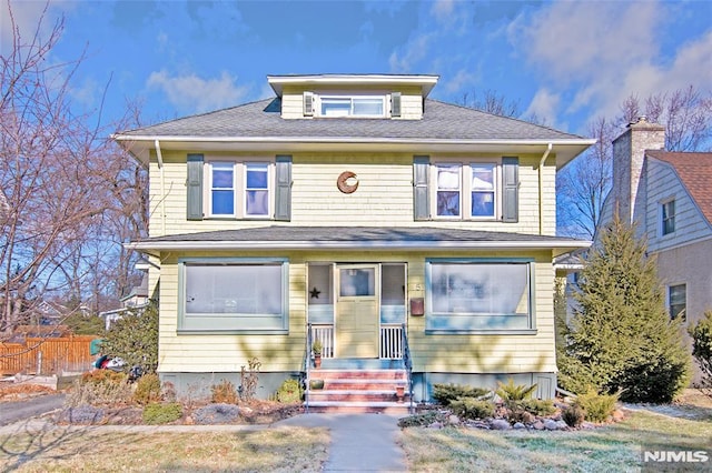 view of front of home