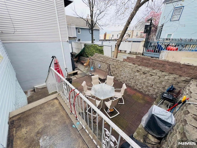 view of patio / terrace featuring area for grilling