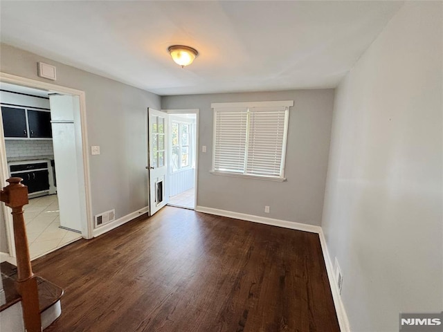 entrance foyer with light hardwood / wood-style flooring