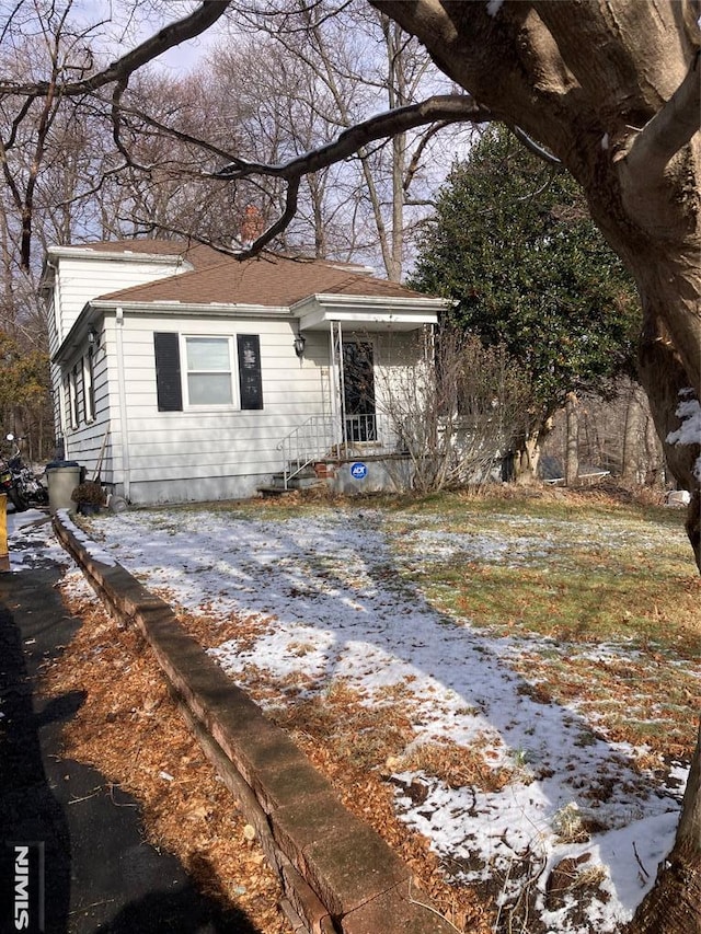 view of front of home