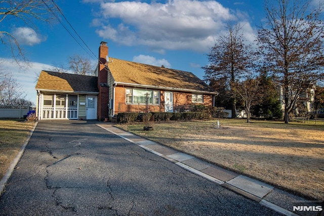 view of front of property with a porch