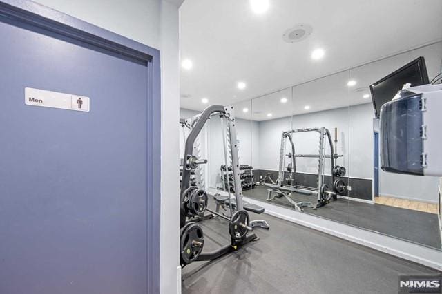 view of workout room