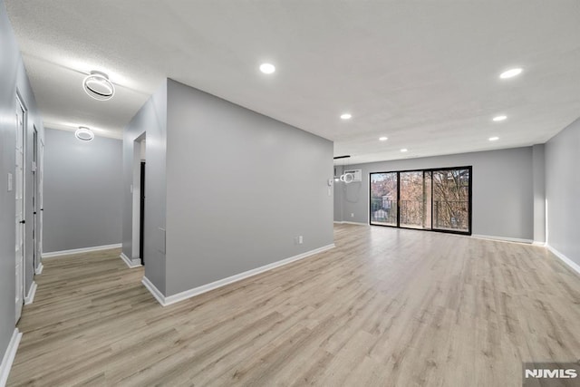 interior space featuring light wood-type flooring