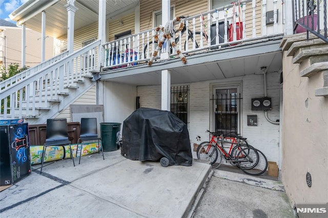 view of patio / terrace with grilling area