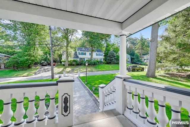 view of patio with a porch